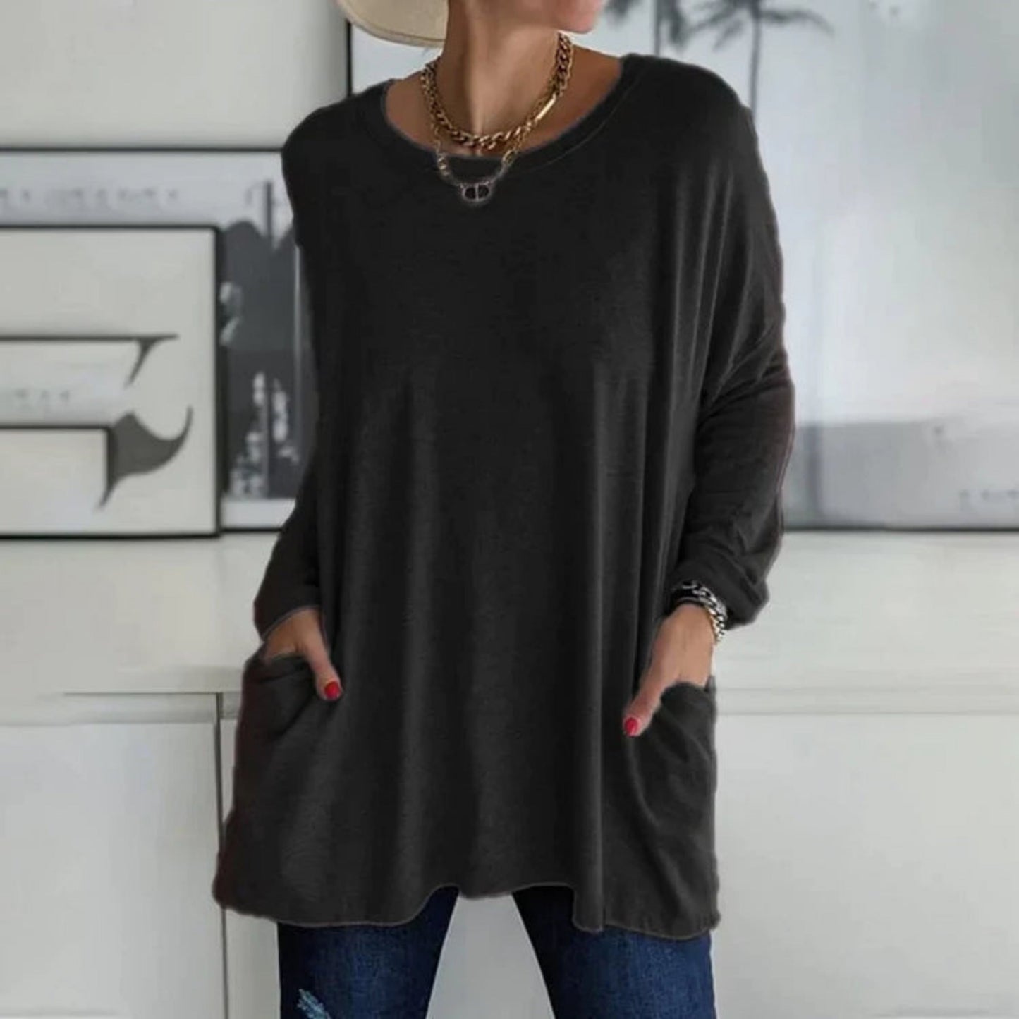 Éléonore | Pull Oversize Confort Élégant