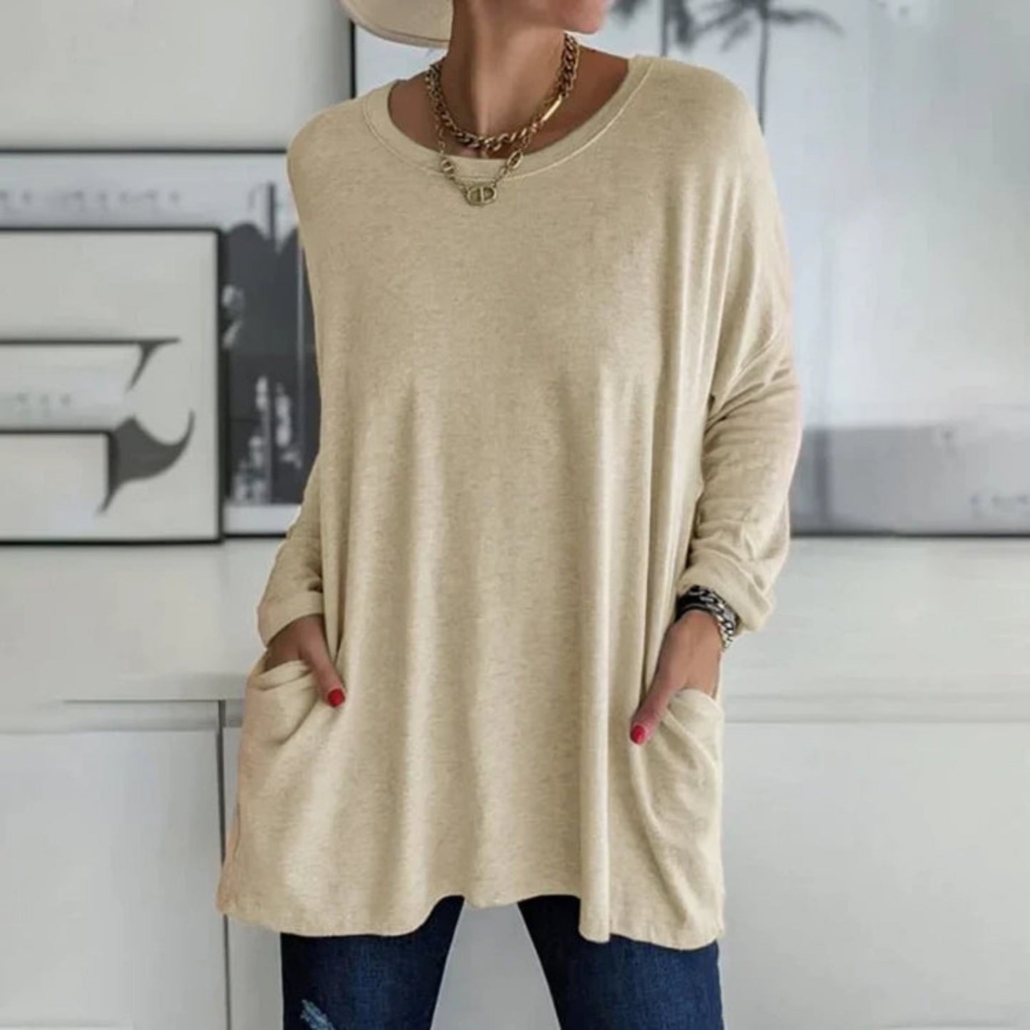 Éléonore | Pull Oversize Confort Élégant