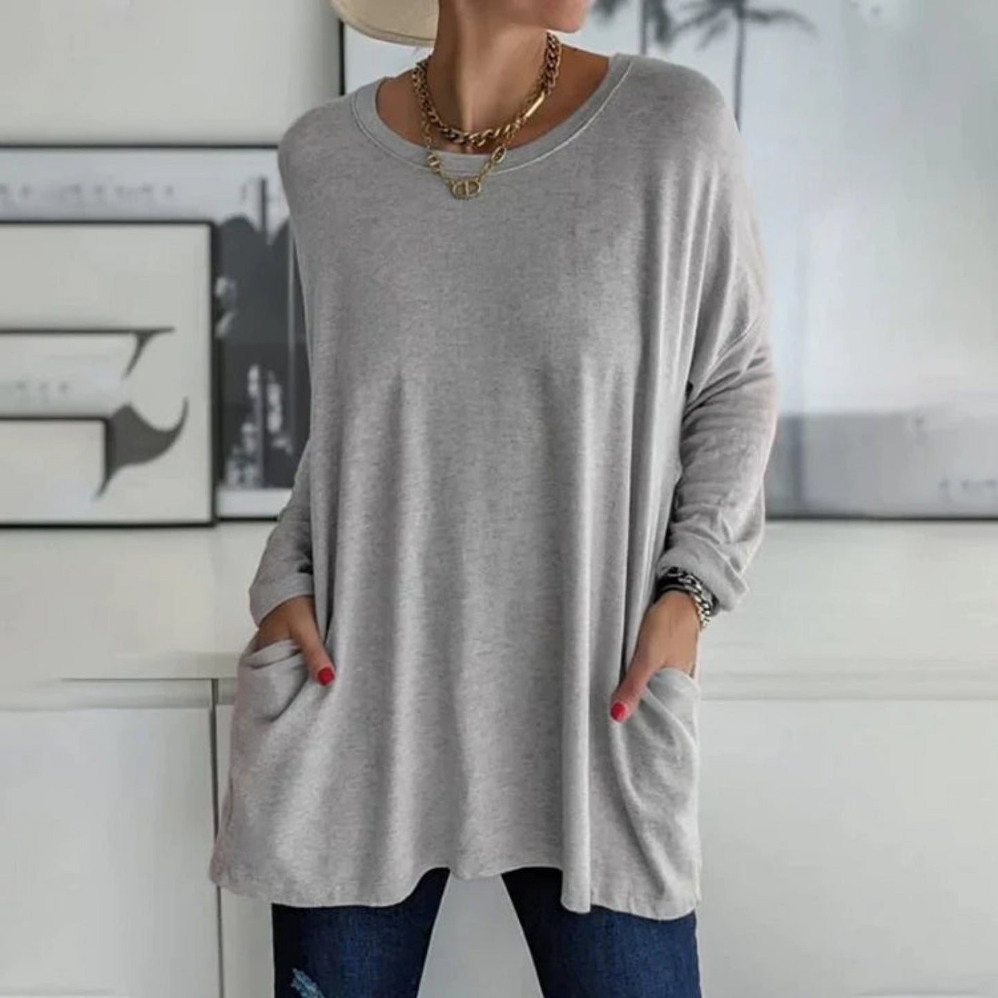 Éléonore | Pull Oversize Confort Élégant