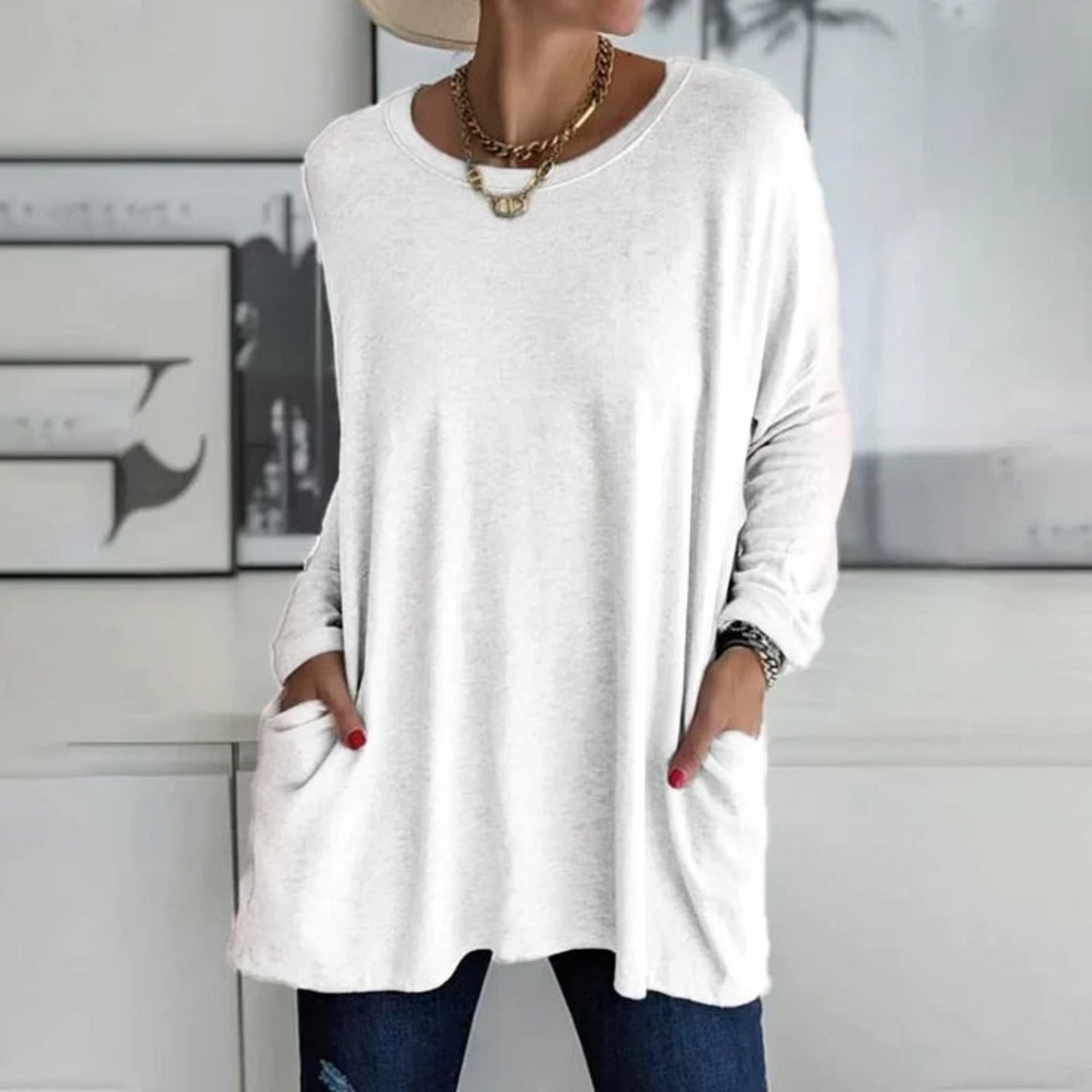 Éléonore | Pull Oversize Confort Élégant