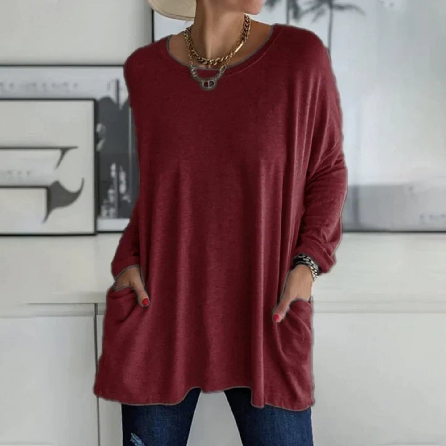 Éléonore | Pull Oversize Confort Élégant