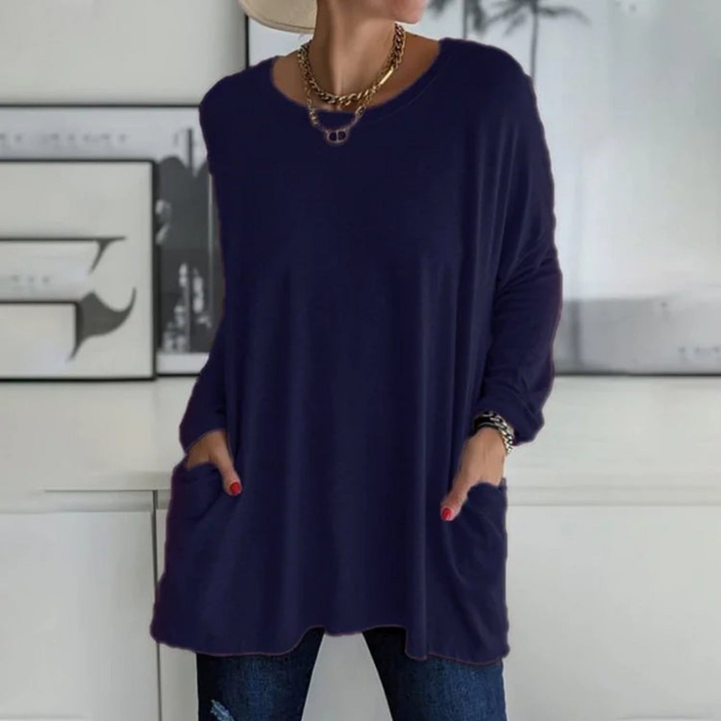 Éléonore | Pull Oversize Confort Élégant