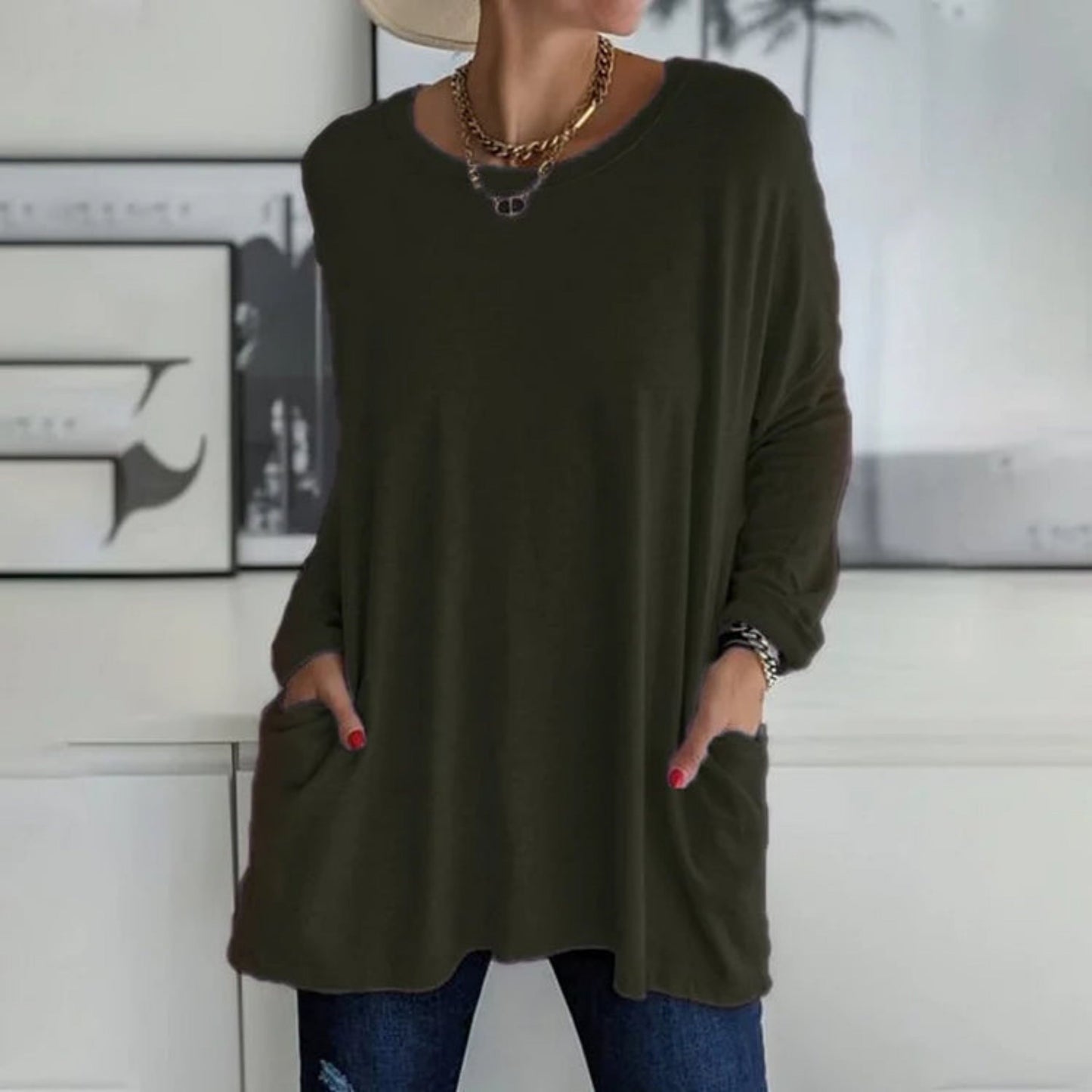 Éléonore | Pull Oversize Confort Élégant