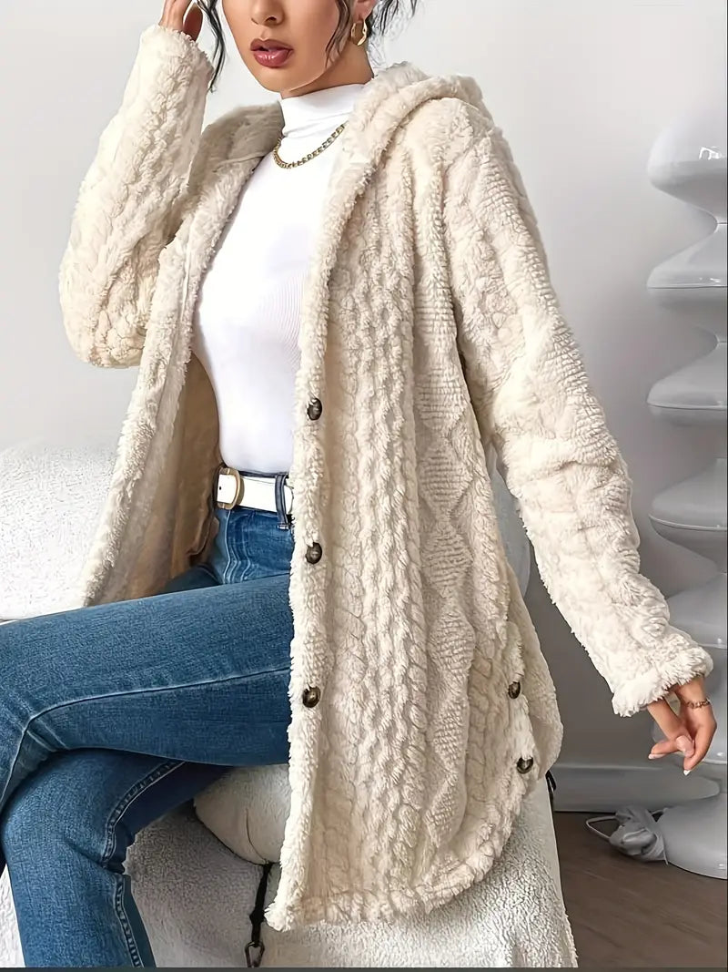 SANDRINE | Cardigan à capuche