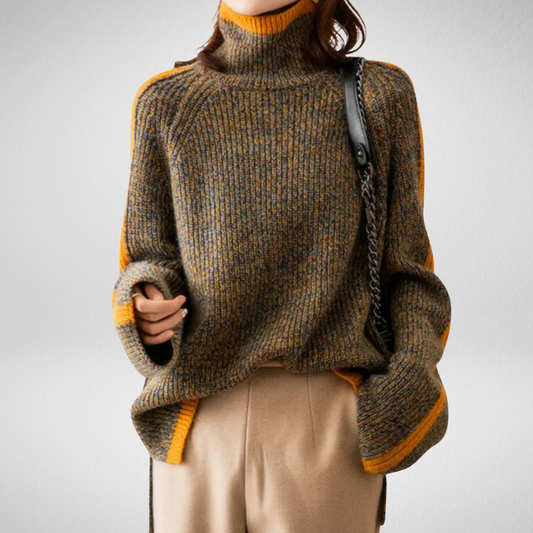 Isaline | Pull Cocooning à Col Montant