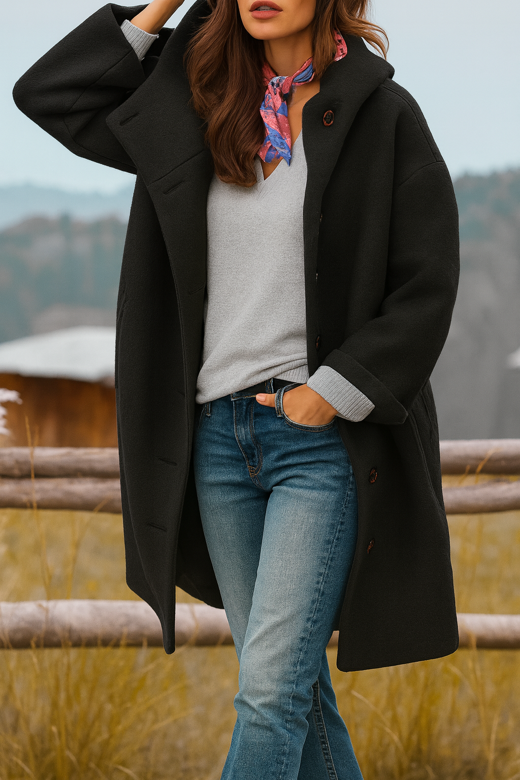 Lamoury Fashion | manteau du quotidien, mi-long et douillet