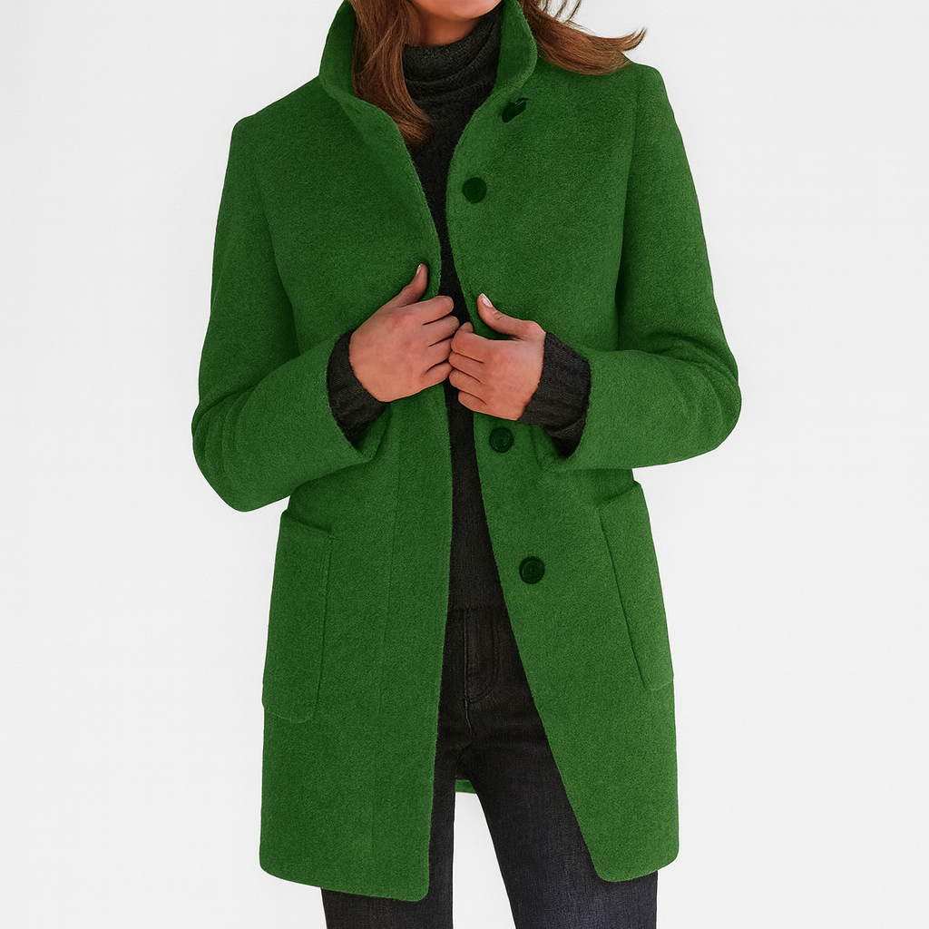 LIANNE | Manteau femme à col montant