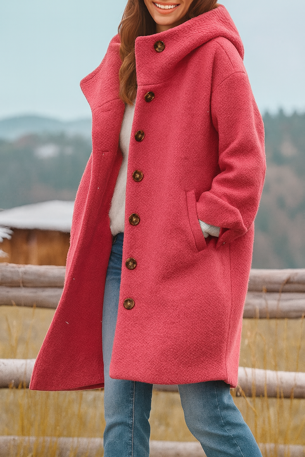 Lamoury Fashion | manteau du quotidien, mi-long et douillet