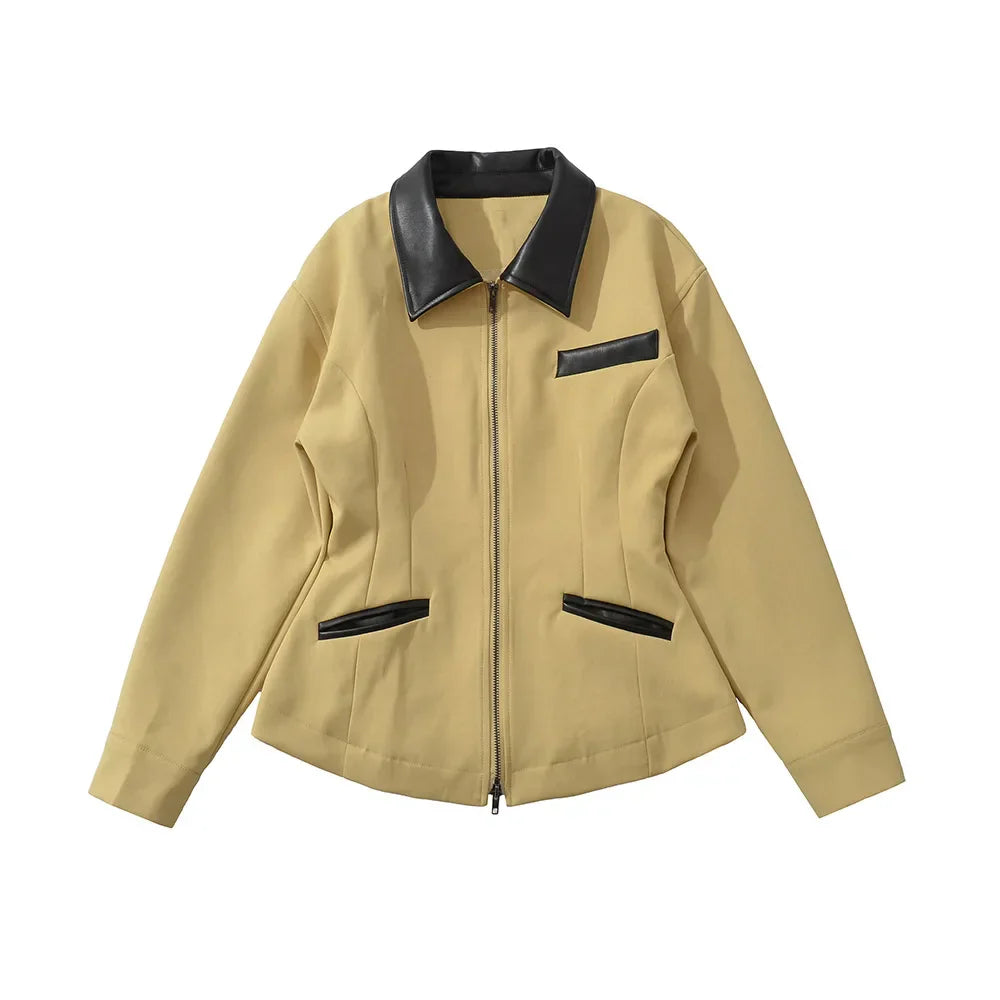 Lamoury Fashion | LeatherJacket Casual High Street Style