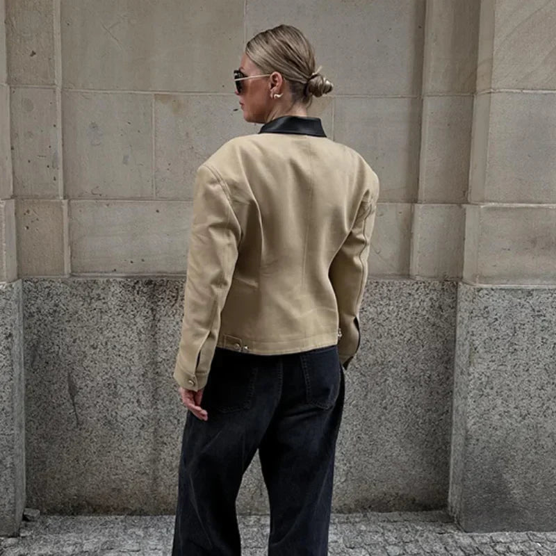 Lamoury Fashion | LeatherJacket Casual High Street Style