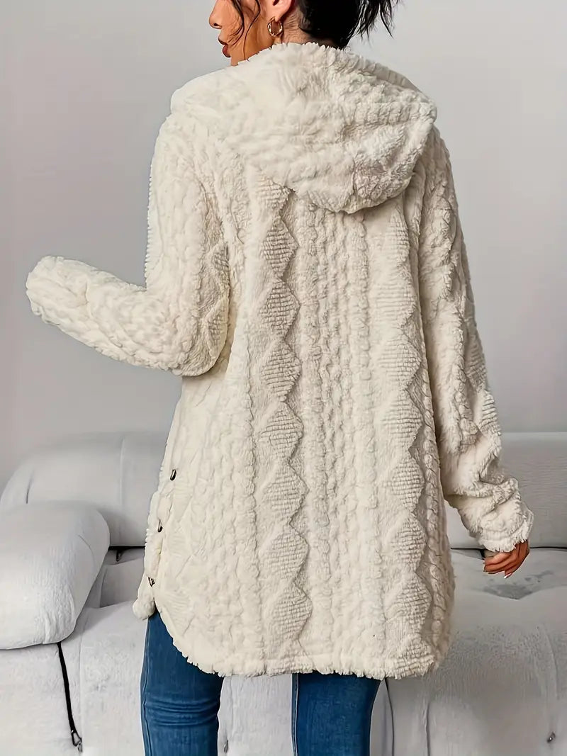SANDRINE | Cardigan à capuche