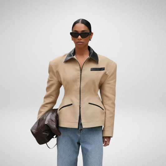 Lamoury Fashion | LeatherJacket Casual High Street Style